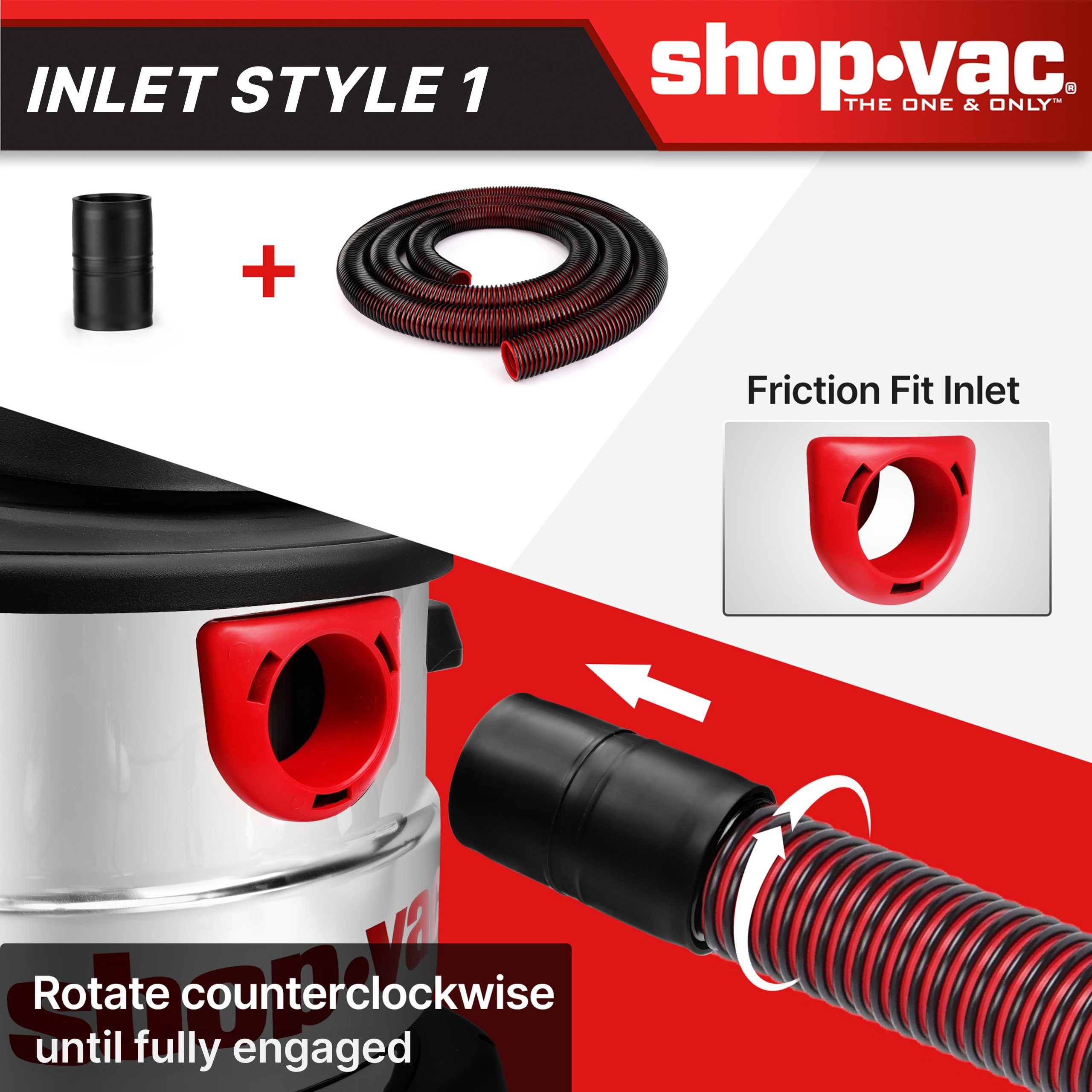 Shop-Vac® 12-foot x 1-7/8-inch diameter Universal Hose - Image 4