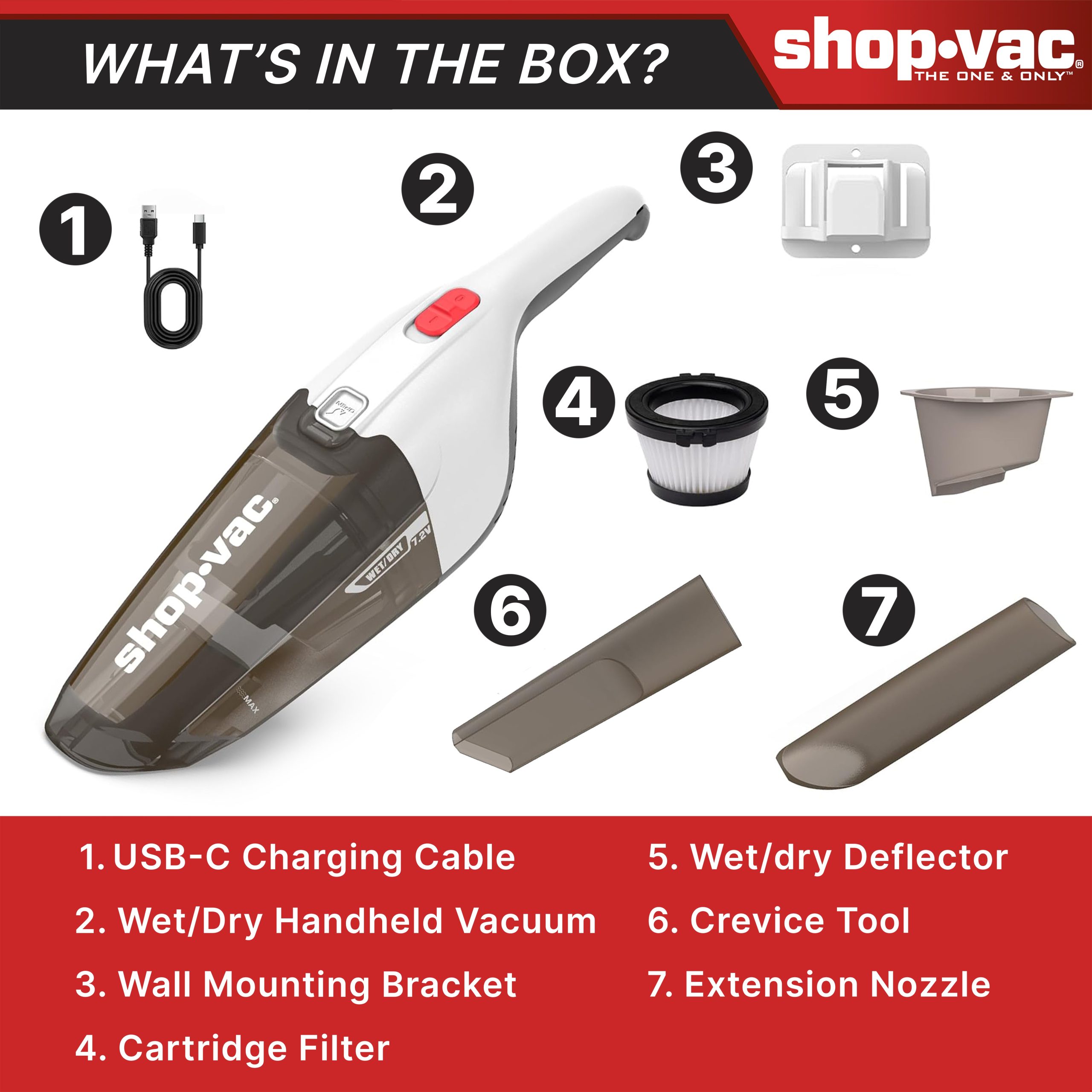 Shop-Vac® Wet/Dry Handheld Vacuum - Image 2