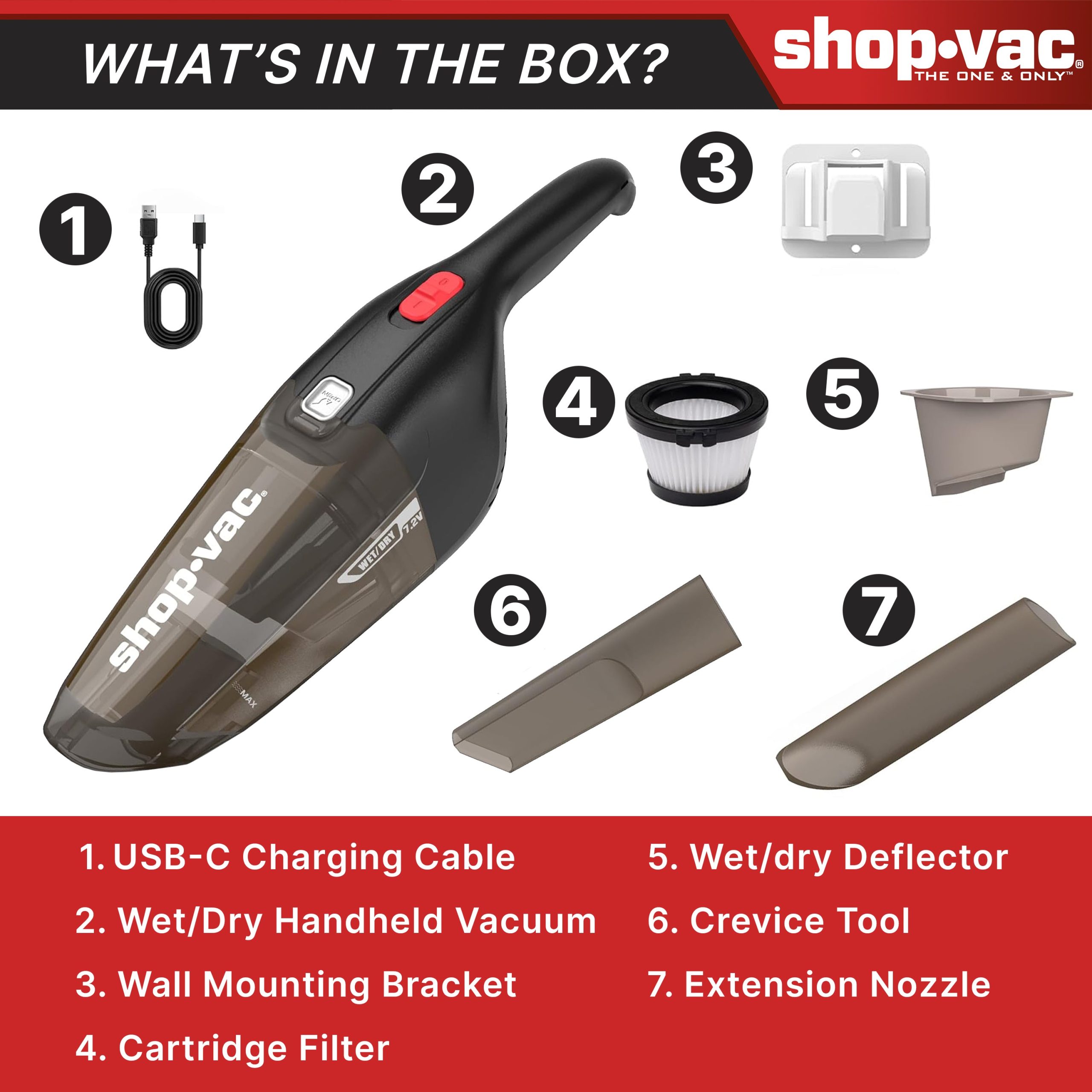 Shop-Vac® Wet/Dry Handheld Vacuum - Image 2