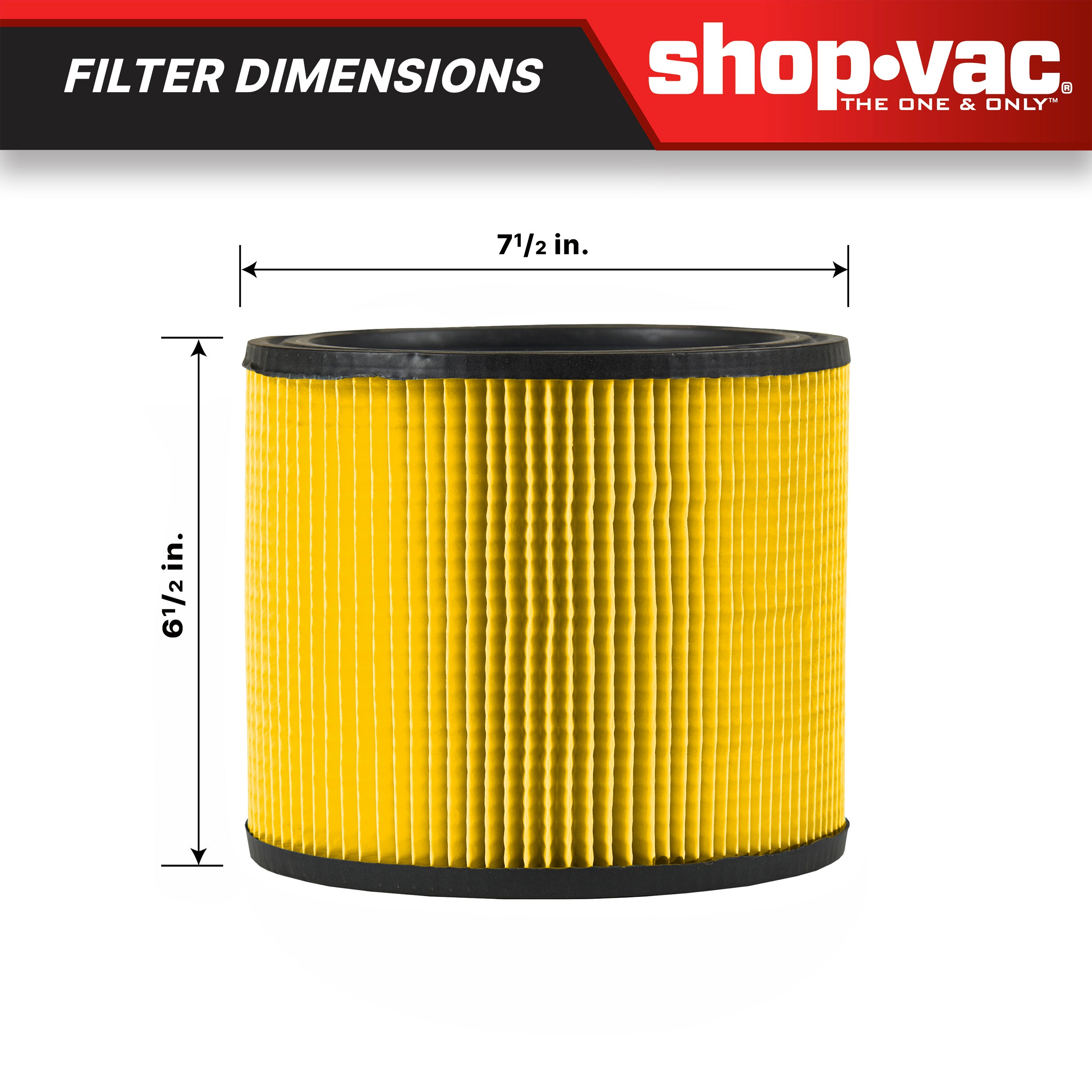 Shop-Vac® Nanofiber Cartridge Filter - Image 5