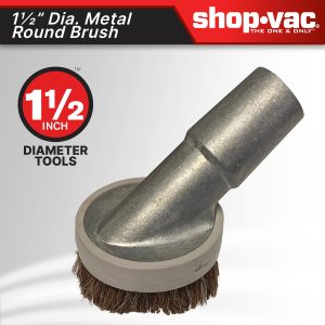 Shop-Vac®1.5 Inch Metal Round Brush